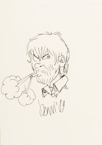 Bonvi (Franco Bonvicini) - Autoritratto