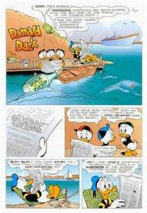 Pat Block : Donald Duck in Duck of the Deep  - Asta The Art of Movie Posters - Associazione Nazionale - Case d'Asta italiane