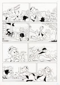 Romano Scarpa - Nonna Papera e il rospo da guardia