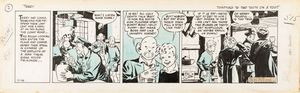Milton Caniff - Terry and the Pirates - Toadying to two touts on a toot