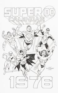 Alan Kupperberg - Super DC Calendar 1976