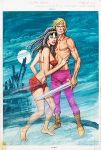 Floriano Bozzi : Angelica - La furia di Orlando  - Asta The Art of Movie Posters - Associazione Nazionale - Case d'Asta italiane