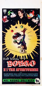 Giuliano Nistri : Bongo e i tre avventurieri (Fun & Fancy Free)  - Asta The Art of Movie Posters - Associazione Nazionale - Case d'Asta italiane