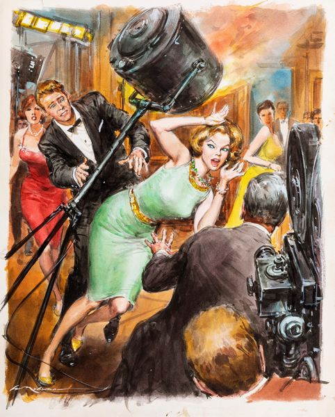 Walter Molino : Peter O'Toole  - Asta Fumetti: tavole e illustrazioni originali - Associazione Nazionale - Case d'Asta italiane