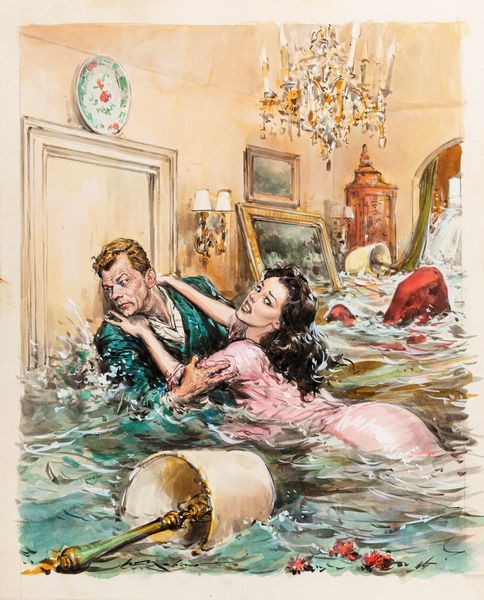 Walter Molino : William Holden  - Asta Fumetti: tavole e illustrazioni originali - Associazione Nazionale - Case d'Asta italiane