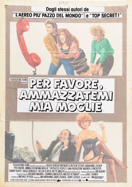 Bruno Napoli : Per favore, ammazzatemi mia moglie (Ruthless People)  - Asta Fumetti: tavole e illustrazioni originali - Associazione Nazionale - Case d'Asta italiane
