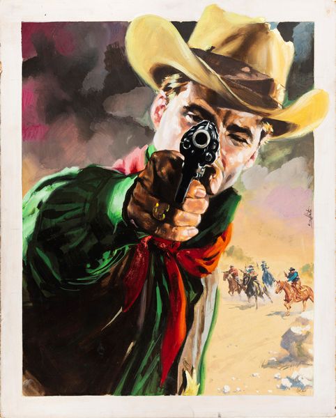 Enzo Nistri : La morte cavalca a Rio Bravo (The Deadly Companions)  - Asta Fumetti: tavole e illustrazioni originali - Associazione Nazionale - Case d'Asta italiane