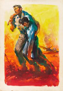 Giorgio Olivetti - Pianura rossa (The Purple Plain)