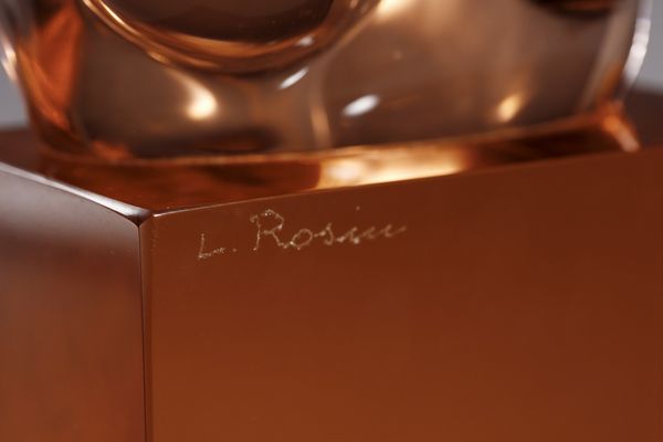 ROSIN LOREDANO (1936 - 1991) : Mezzobusto femminile in vetro massello  - Asta Asta 376 | VETRI DI MURANO E DEL XX SECOLO E CERAMICHE - VETRI DI MURANO E FRANCESI, CERAMICHE Virtuale - Associazione Nazionale - Case d'Asta italiane