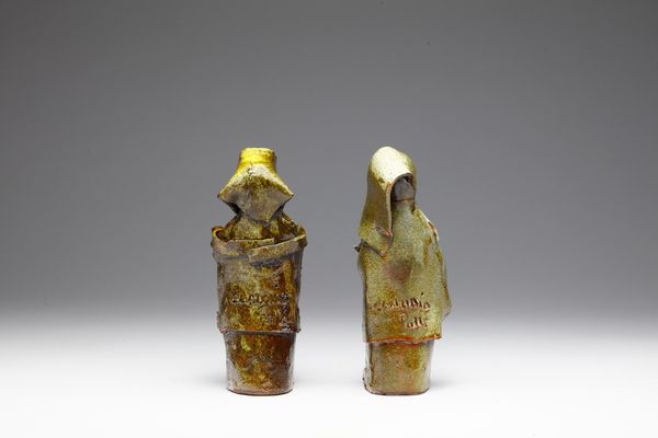 PULLI CLAUDIO (1892 - 1976) : Coppia di statuine  - Asta Asta 376 | VETRI DI MURANO E DEL XX SECOLO E CERAMICHE - VETRI DI MURANO E FRANCESI, CERAMICHE Virtuale - Associazione Nazionale - Case d'Asta italiane