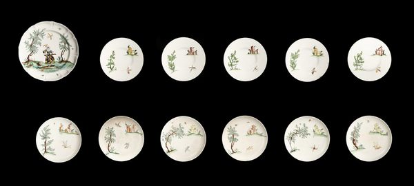 ANDLOVITZ GUIDO (1900 - 1971) : Dieci piatti  - Asta Asta 376 | VETRI DI MURANO E DEL XX SECOLO E CERAMICHE - VETRI DI MURANO E FRANCESI, CERAMICHE Virtuale - Associazione Nazionale - Case d'Asta italiane