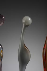 LA MURRINA : Tre sculture in vetro, una in vetro incamiciato e 2 in vetro con decoro di murrine  - Asta Asta 376 | VETRI DI MURANO E DEL XX SECOLO E CERAMICHE - VETRI DI MURANO E FRANCESI, CERAMICHE Virtuale - Associazione Nazionale - Case d'Asta italiane