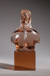 ROSIN LOREDANO (1936 - 1991) : Mezzobusto femminile in vetro massello  - Asta Asta 376 | VETRI DI MURANO E DEL XX SECOLO E CERAMICHE - VETRI DI MURANO E FRANCESI, CERAMICHE Virtuale - Associazione Nazionale - Case d'Asta italiane