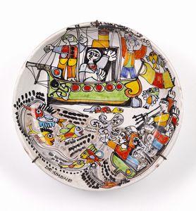 DE SIMONE  GIOVANNI  (1930 - 1991) - Piatto