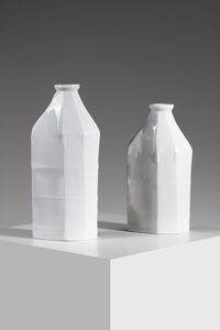 SAN MARCO PORCELLANE - Coppia di bottiglie