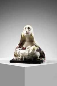 SANDRO VACCHETTI  (1889 - 1976) - Donna con bambino per Essev� Torino