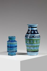 LONDI ALDO (1911 - 2003) - Coppia di vasi per Bitossi