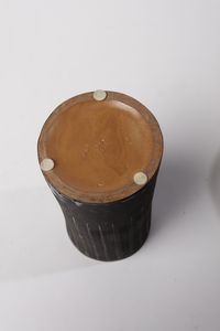 PIANEZZOLA POMPEO (1925 - 2012) : Ciotola , vaso e vasetto  - Asta Asta 376 | VETRI DI MURANO E DEL XX SECOLO E CERAMICHE - VETRI DI MURANO E FRANCESI, CERAMICHE Virtuale - Associazione Nazionale - Case d'Asta italiane