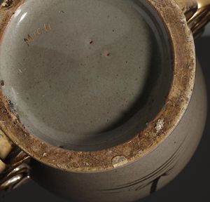 MANIFATTURA ITALIANA : Vaso  - Asta Asta 376 | VETRI DI MURANO E DEL XX SECOLO E CERAMICHE - VETRI DI MURANO E FRANCESI, CERAMICHE Virtuale - Associazione Nazionale - Case d'Asta italiane