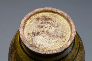 MANIFATTURA ITALIANA : Quattro vasi prodotti da Montopoli val d'Arno  - Asta Asta 376 | VETRI DI MURANO E DEL XX SECOLO E CERAMICHE - VETRI DI MURANO E FRANCESI, CERAMICHE Virtuale - Associazione Nazionale - Case d'Asta italiane