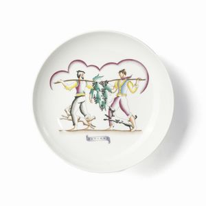 PONTI GIO (1891 - 1979) : Otto piatti per Richard Ginori  - Asta Asta 376 | VETRI DI MURANO E DEL XX SECOLO E CERAMICHE - VETRI DI MURANO E FRANCESI, CERAMICHE Virtuale - Associazione Nazionale - Case d'Asta italiane