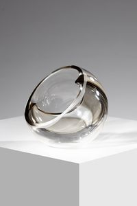 ZUCCHERI TONI (1937 - 2008) - Ciotola in vetro della serie Membrane per Veart