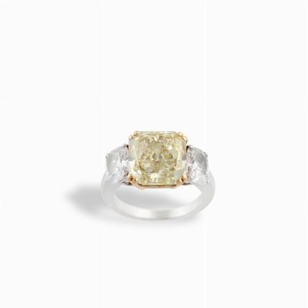 DIAMANTE FANCY YELLOW  - Asta Gioielli Importanti - Associazione Nazionale - Case d'Asta italiane