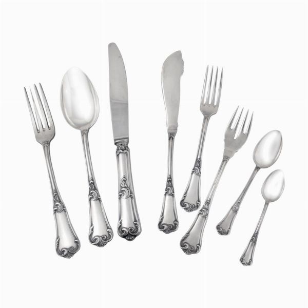 SERVIZIO DI POSATE DA DODICI  - Asta Gioielli Importanti - Associazione Nazionale - Case d'Asta italiane