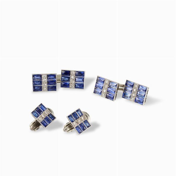 SET DI GEMELLI E BOTTONI  - Asta Gioielli Importanti - Associazione Nazionale - Case d'Asta italiane