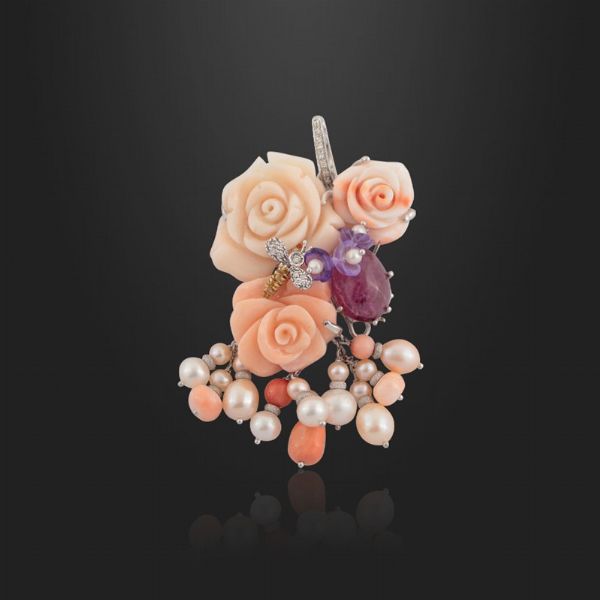 PENDENTE-SPILLA  - Asta Gioielli Importanti - Associazione Nazionale - Case d'Asta italiane