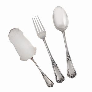 SERVIZIO DI POSATE DA DODICI  - Asta Gioielli Importanti - Associazione Nazionale - Case d'Asta italiane