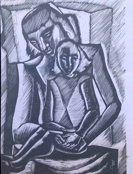 Bruno Colorio (1911-1997) Madre e figlio  - Asta Oltre 300 lotti ad offerta libera - Associazione Nazionale - Case d'Asta italiane