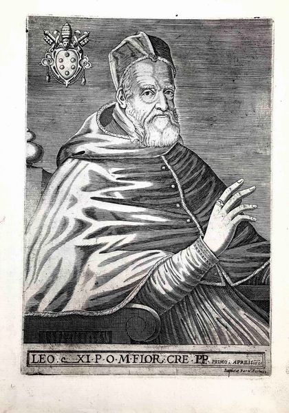 Incisore del'600 Ritratto di Leone XI  - Asta Oltre 300 lotti ad offerta libera - Associazione Nazionale - Case d'Asta italiane