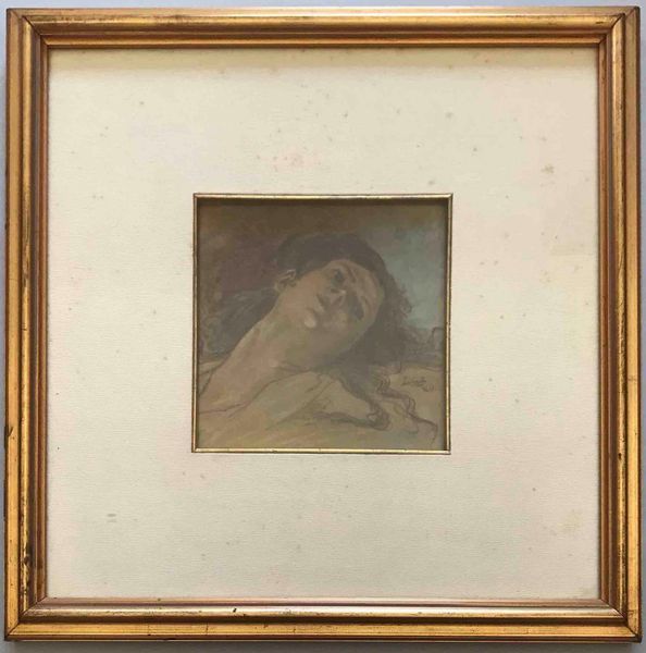 Firma indecifrata, 1917 Testa reclinata di giovane  - Asta Oltre 300 lotti ad offerta libera - Associazione Nazionale - Case d'Asta italiane