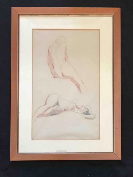 Roger Camille Vergnot (XX secolo) Nudi femminili, in cornici  - Asta Oltre 300 lotti ad offerta libera - Associazione Nazionale - Case d'Asta italiane