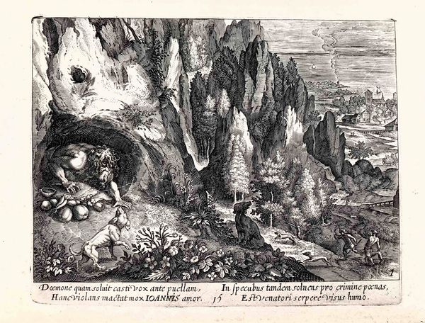 Thomas De Leu (1560-1620). 4 incisioni da Oraculum Anachoreticum.  - Asta Oltre 300 lotti ad offerta libera - Associazione Nazionale - Case d'Asta italiane