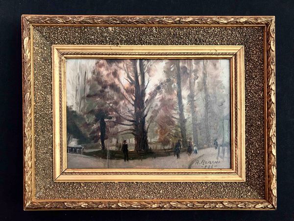 Arnaldo Ronchi (1898 - 1985) I giardini di Milano  - Asta Oltre 300 lotti ad offerta libera - Associazione Nazionale - Case d'Asta italiane