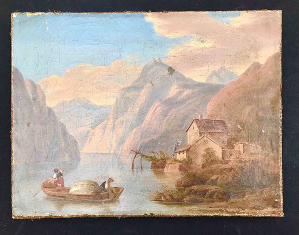 Artista dell'800 Lago lombardo  - Asta Oltre 300 lotti ad offerta libera - Associazione Nazionale - Case d'Asta italiane