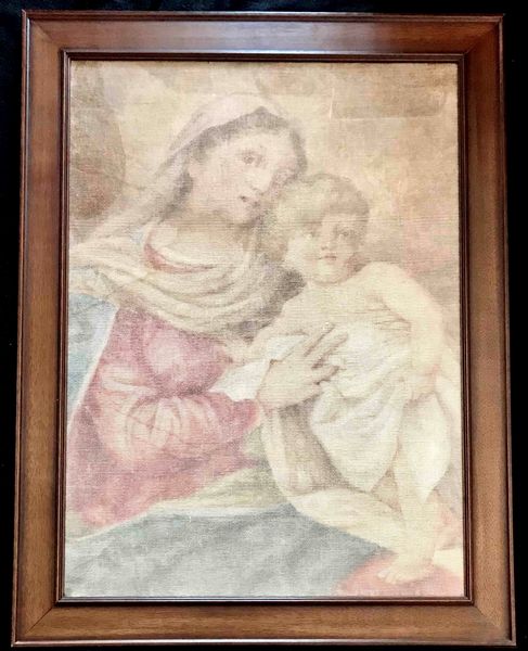 Succo d'erba, fine XIX secolo - inizio XX secolo Madonna con Bambino  - Asta Oltre 300 lotti ad offerta libera - Associazione Nazionale - Case d'Asta italiane