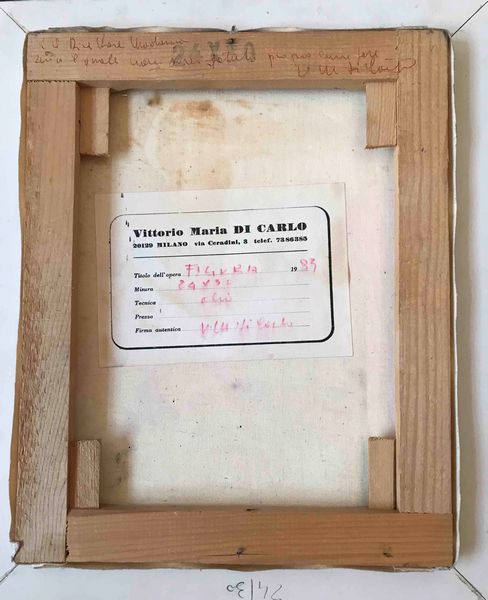 Vittorio Maria Di Carlo (1939-2015) Busto di donna  - Asta Oltre 300 lotti ad offerta libera - Associazione Nazionale - Case d'Asta italiane