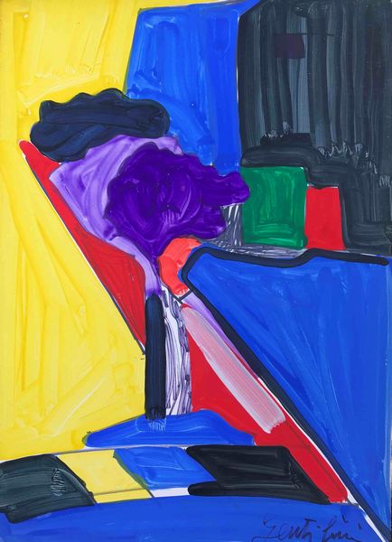 Aldo Gentilini : Composizione astratta  - Asta Oltre 300 lotti ad offerta libera - Associazione Nazionale - Case d'Asta italiane