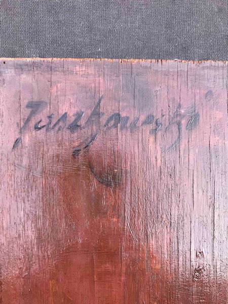 Pittore russo del XX secolo Ritratto di donna con scialle blu  - Asta Oltre 300 lotti ad offerta libera - Associazione Nazionale - Case d'Asta italiane