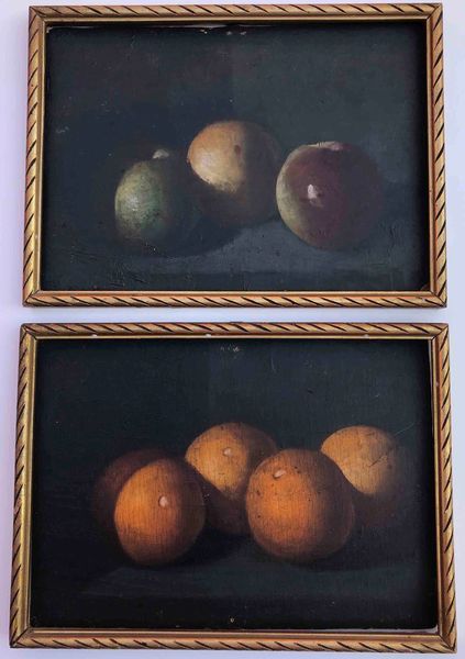 Pittore degli anni'30 Coppia di natura morte di gusto metafisico  - Asta Oltre 300 lotti ad offerta libera - Associazione Nazionale - Case d'Asta italiane