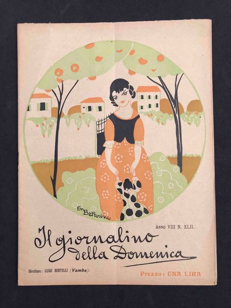 Autori vari, 14 numeri de Il giornalino della Domenica  - Asta Oltre 300 lotti ad offerta libera - Associazione Nazionale - Case d'Asta italiane