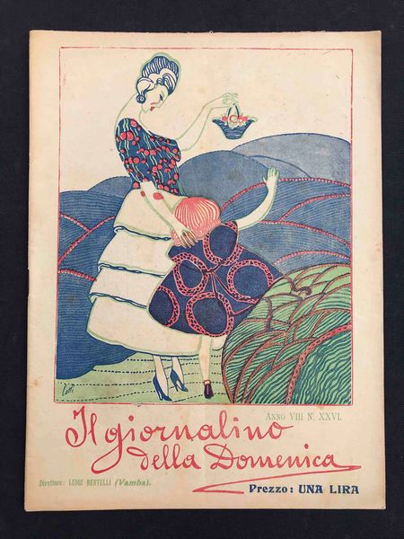 Autori vari, 14 numeri de Il giornalino della Domenica  - Asta Oltre 300 lotti ad offerta libera - Associazione Nazionale - Case d'Asta italiane