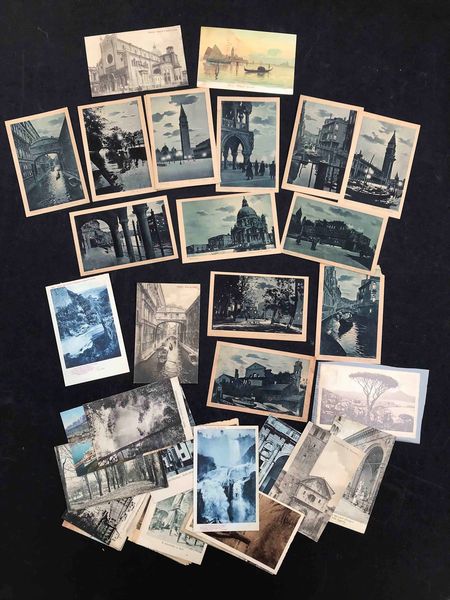 Lotto di oltre 130 cartoline di epoche e soggetti diversi  - Asta Oltre 300 lotti ad offerta libera - Associazione Nazionale - Case d'Asta italiane