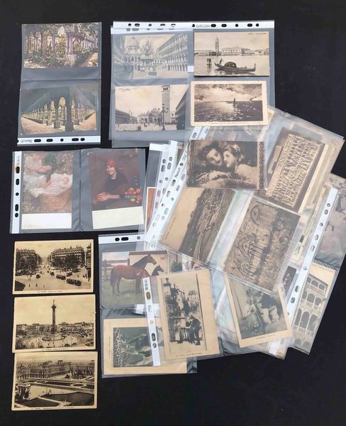 Lotto di oltre 60 cartoline diverse  - Asta Oltre 300 lotti ad offerta libera - Associazione Nazionale - Case d'Asta italiane