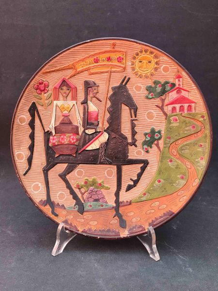 Piatto sardo anni'30  - Asta Oltre 300 lotti ad offerta libera - Associazione Nazionale - Case d'Asta italiane