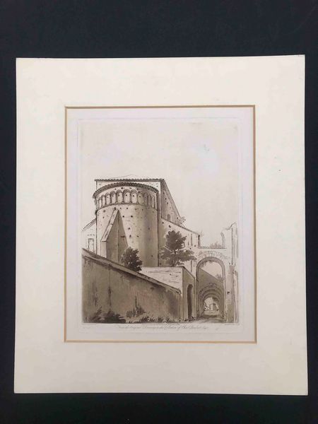 Richard Earlom (1743-1822) da Claude Lorraine<BR>due incisioni Paesaggio, Londra 1775 e Abside, Londra 1807  - Asta Oltre 300 lotti ad offerta libera - Associazione Nazionale - Case d'Asta italiane