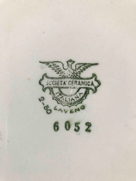 Coppia di piatti antica Lodi. Laveno anni'30  - Asta Oltre 300 lotti ad offerta libera - Associazione Nazionale - Case d'Asta italiane